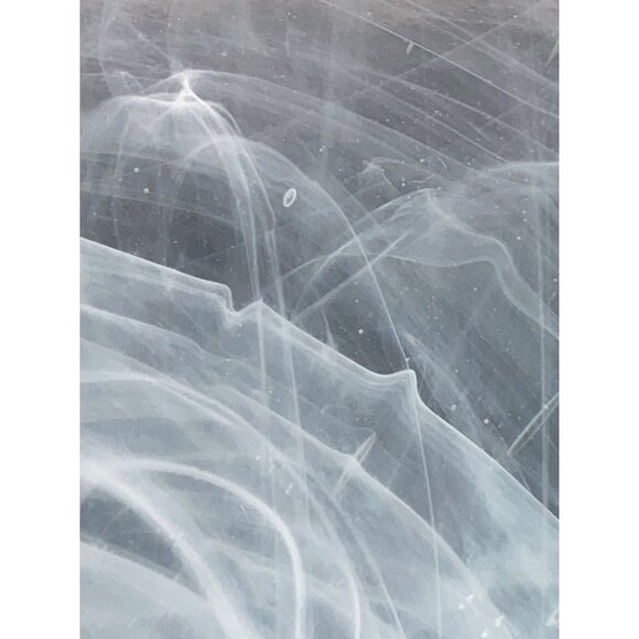 Onda Artisan Glass Bowls 11" Angular & 9" Round - Picture 7 of 15